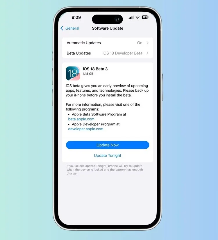 iOS 18.3 Beta 3: Nên cập nhật cho iPhone ngay lúc này?