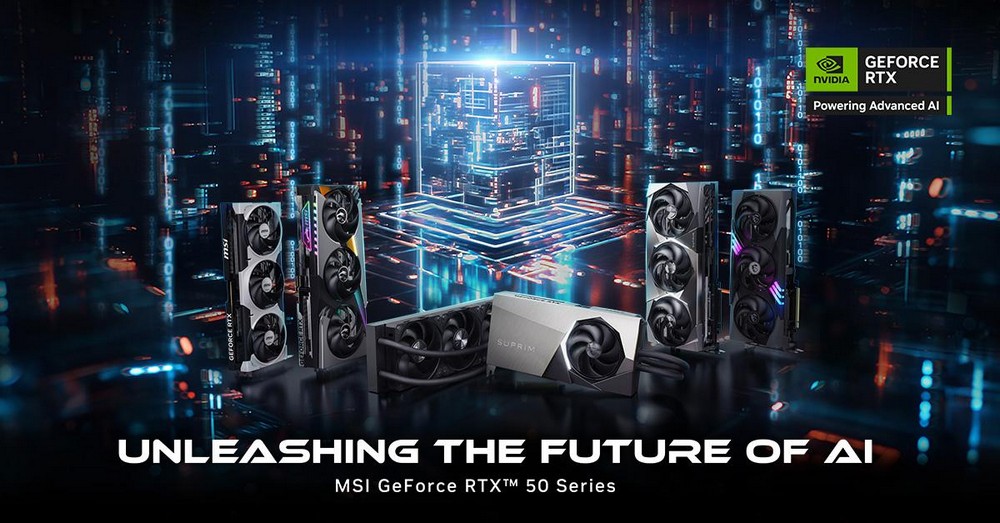 MSI ra mắt dòng card đồ họa RTX 50 Series