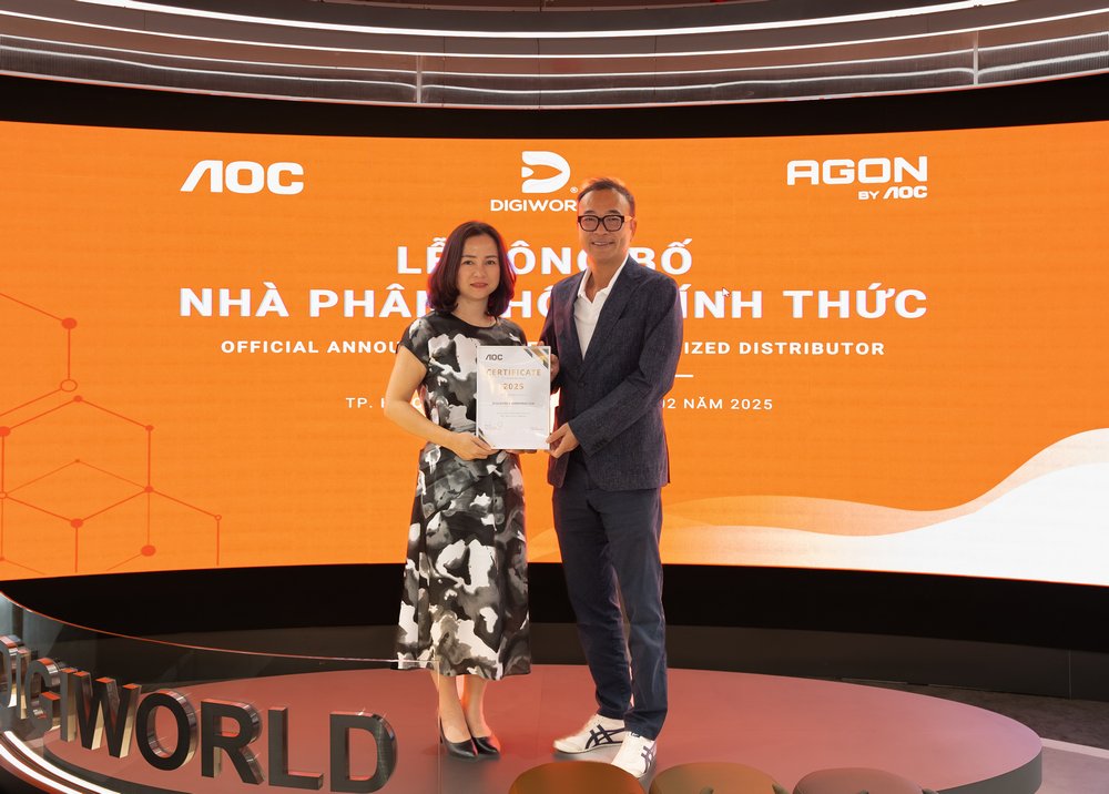 Digiworld trở thành nhà phân phối chính thức của AOC tại Việt Nam