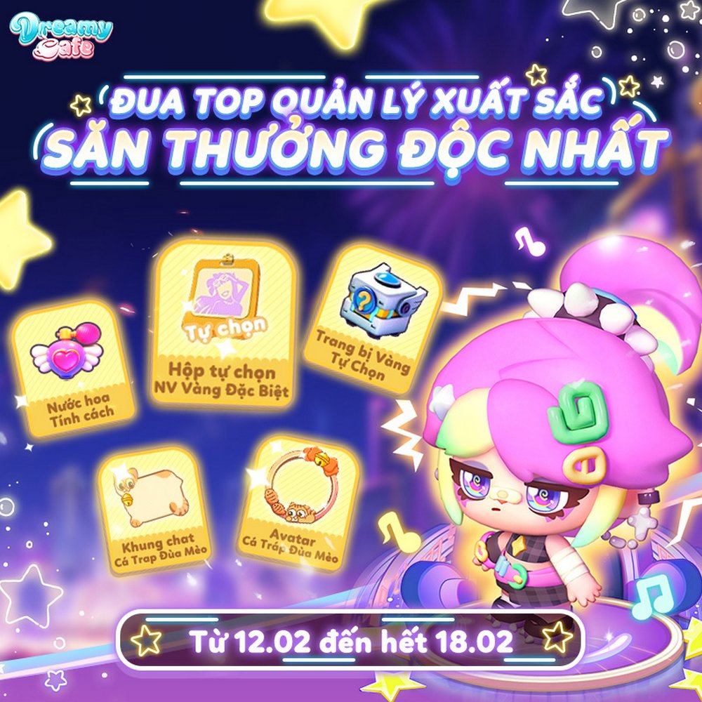 Game thủ "đua doanh số" trong Dreamy Cafe