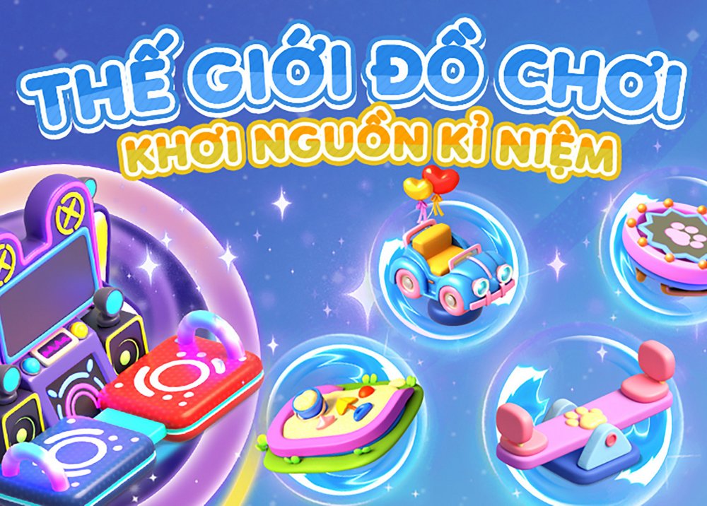 Dreamy Cafe ra mắt bộ nội thất động “Thế Giới Đồ Chơi” dành tặng game thủ