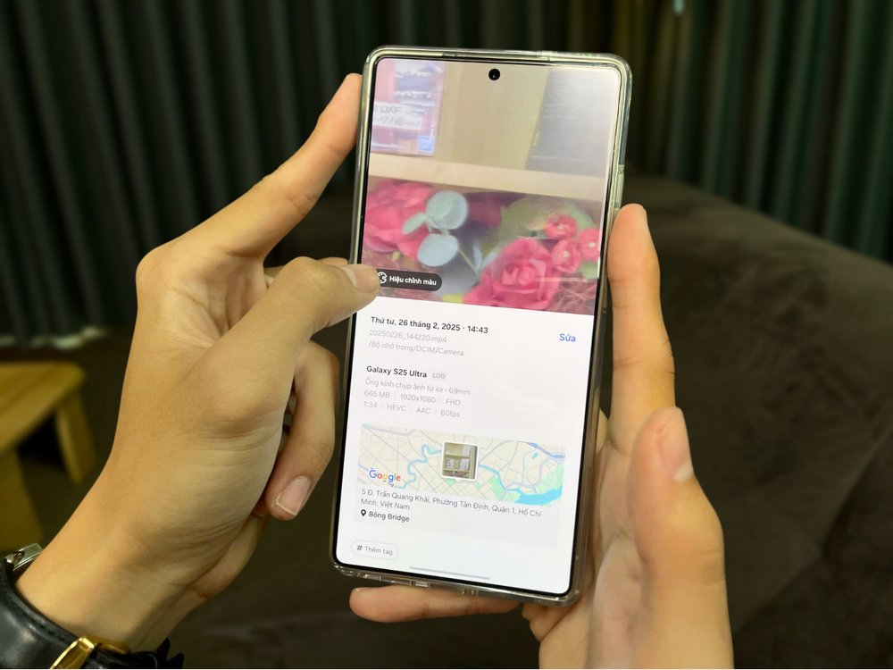 Galaxy S25 Ultra: Trải nghiệm Video Log 8K như cinema