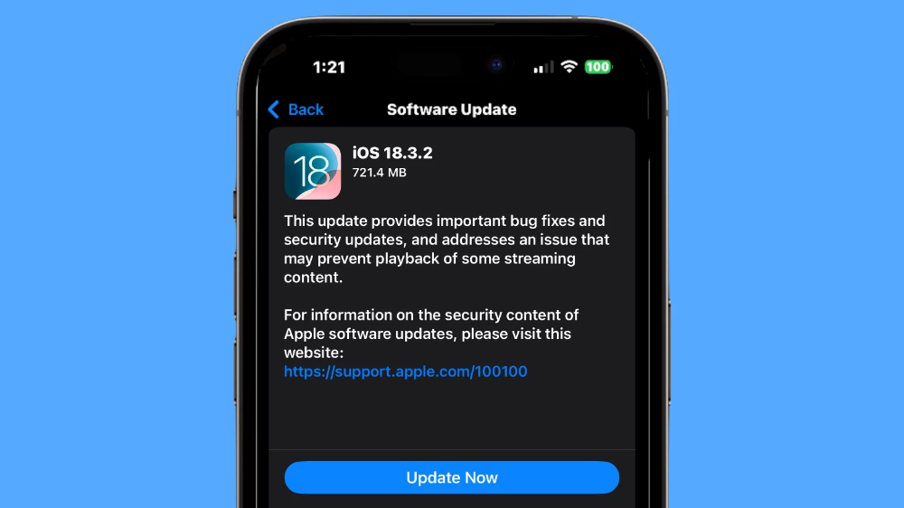 IOS 18.3.2