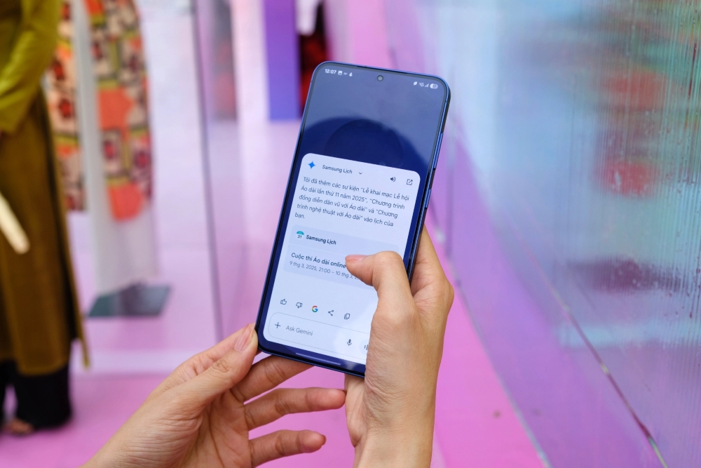 Khám phá Lễ hội Áo Dài cùng Galaxy AI