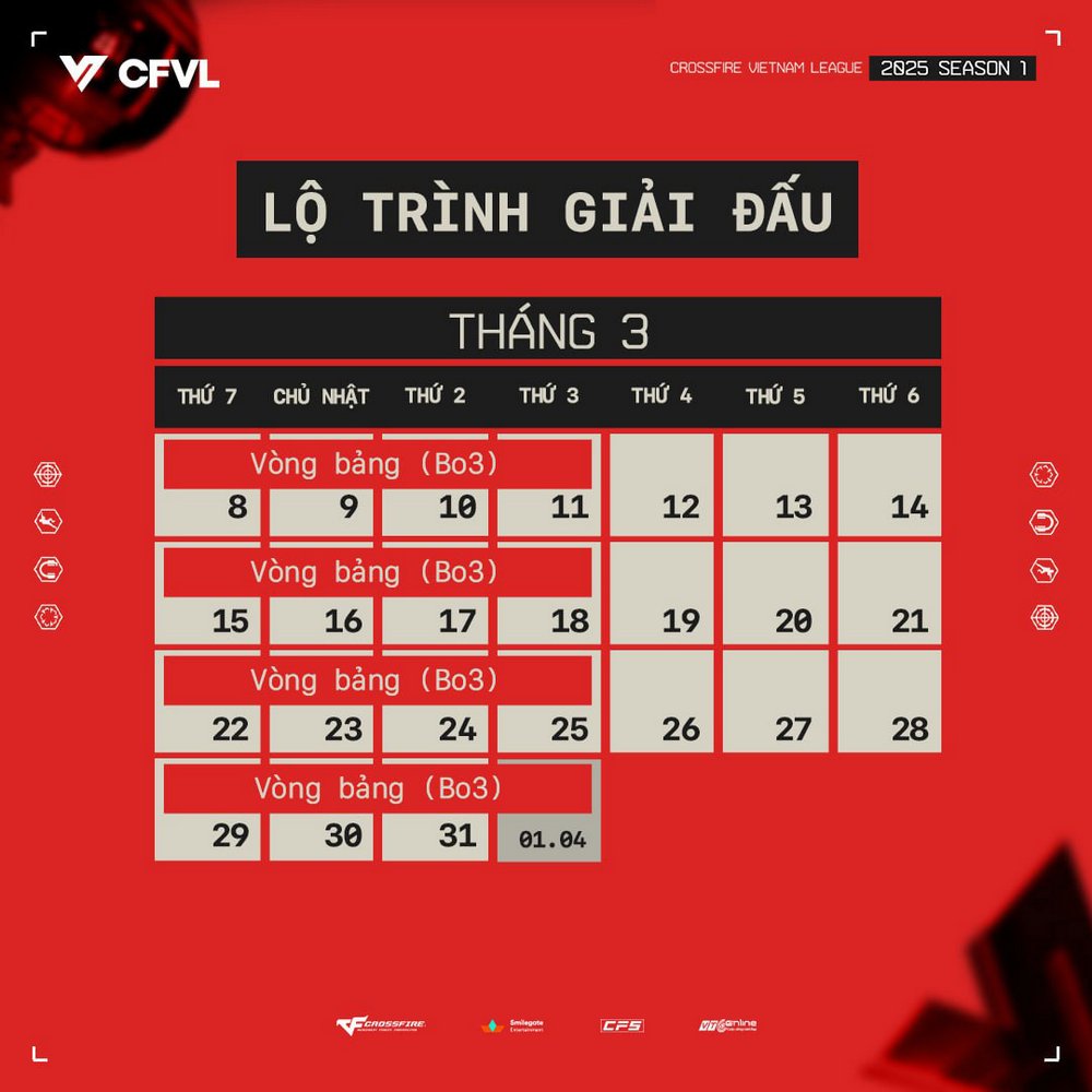 CFVL 2025 Season 1 chính thức khởi tranh: Cuộc chiến đỉnh cao bắt đầu!