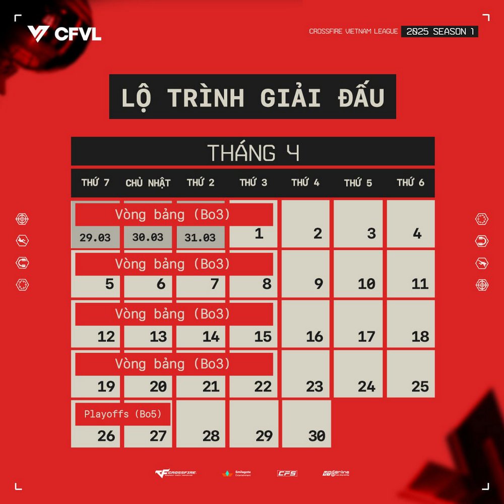 CFVL 2025 Season 1 chính thức khởi tranh: Cuộc chiến đỉnh cao bắt đầu!