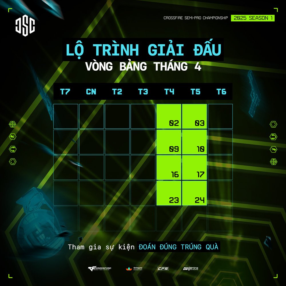 Đột Kích: Khởi tranh giải đấu CSC 2025 Season 1