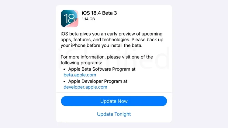 iOS 18.4 Beta 3 vừa được phát hành có tính năng gì?