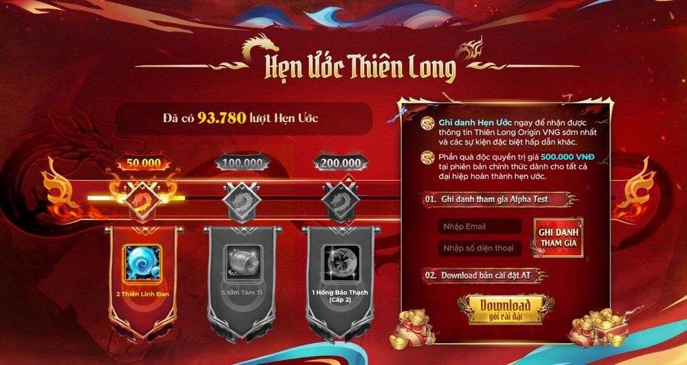 Thiên Long Origin VNG mở cửa thử nghiệm