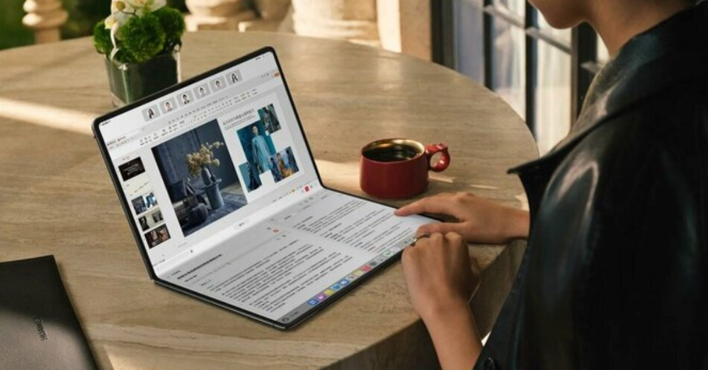 Huawei thể hiện sự đột phá với máy tính xách tay gập