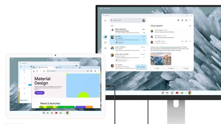 Google-Samsung hợp tác mang desktop lên Android 16