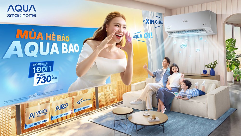 Ra mắt AQUA UV VOICE – Điều hòa tích hợp AI Voice