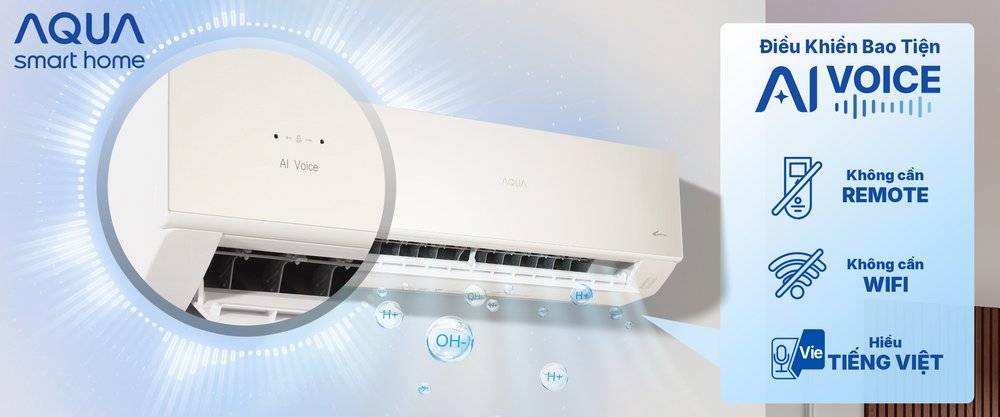 Ra mắt AQUA UV VOICE – Điều hòa tích hợp AI Voice