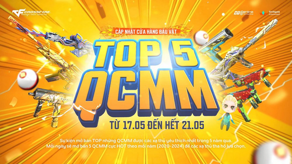 Đột Kích mở bán lại loạt QCMM hot