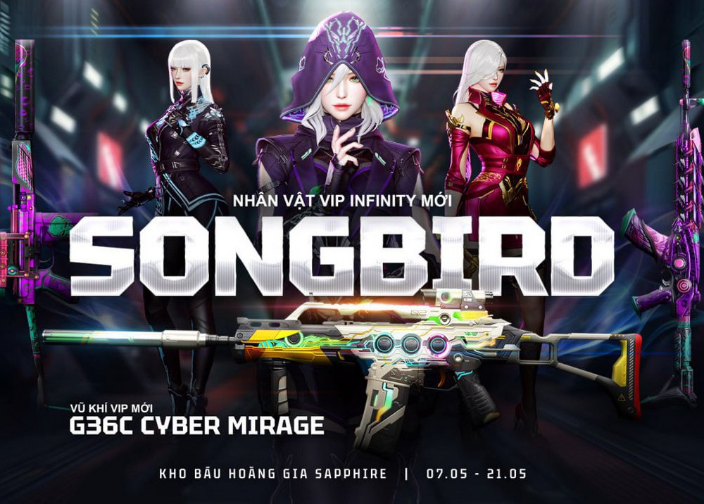 Đột Kích đón tháng 5 với Kho Báu Hoàng Gia Sapphire và người đẹp Songbird