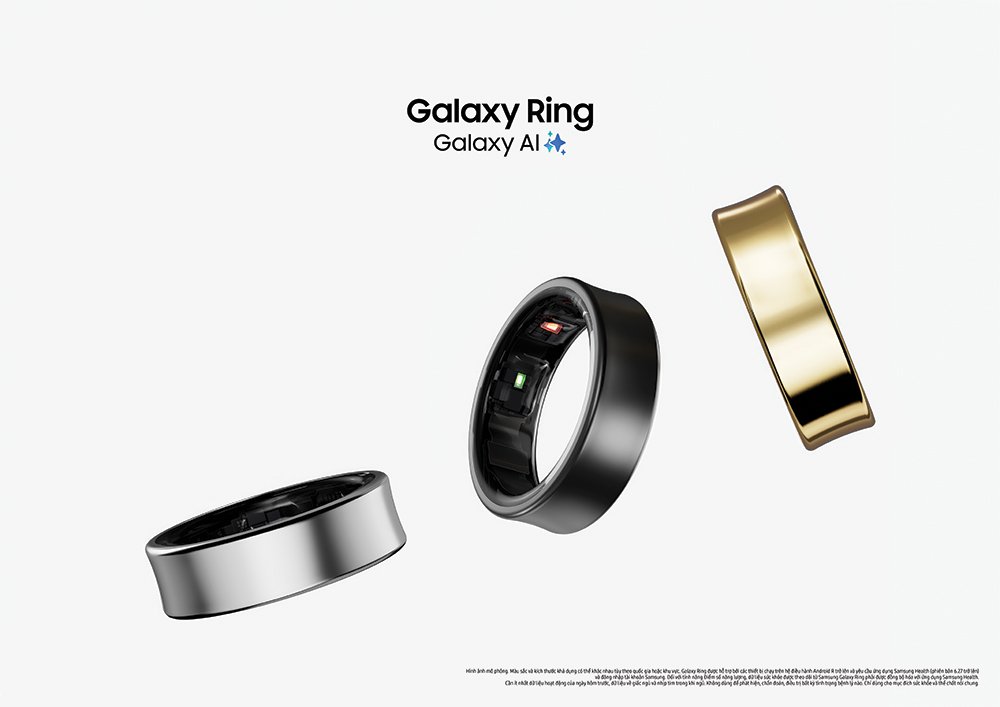 Ra mắt Galaxy Ring: Nhẫn thông minh tích hợp Galaxy AI