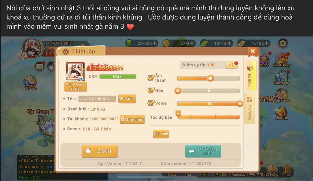 Gunny Origin: Sinh nhật 3 tuổi đầy mãn nhãn