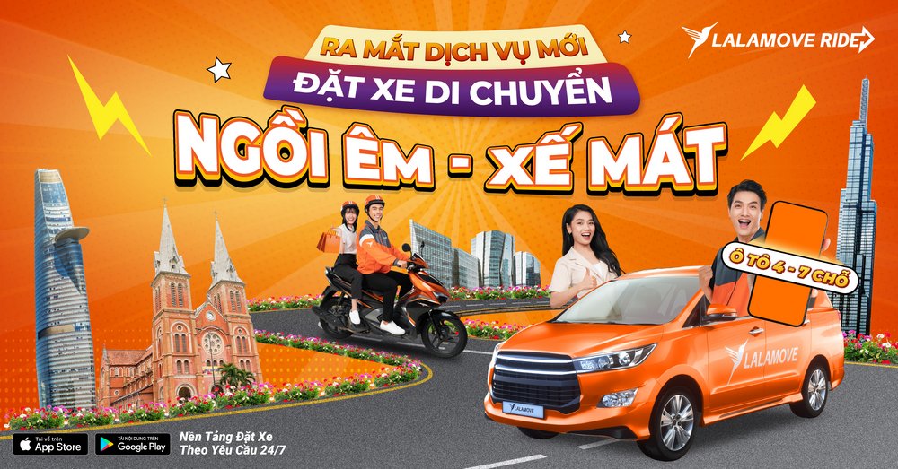 Lalamove mở rộng sang vận chuyển hành khách