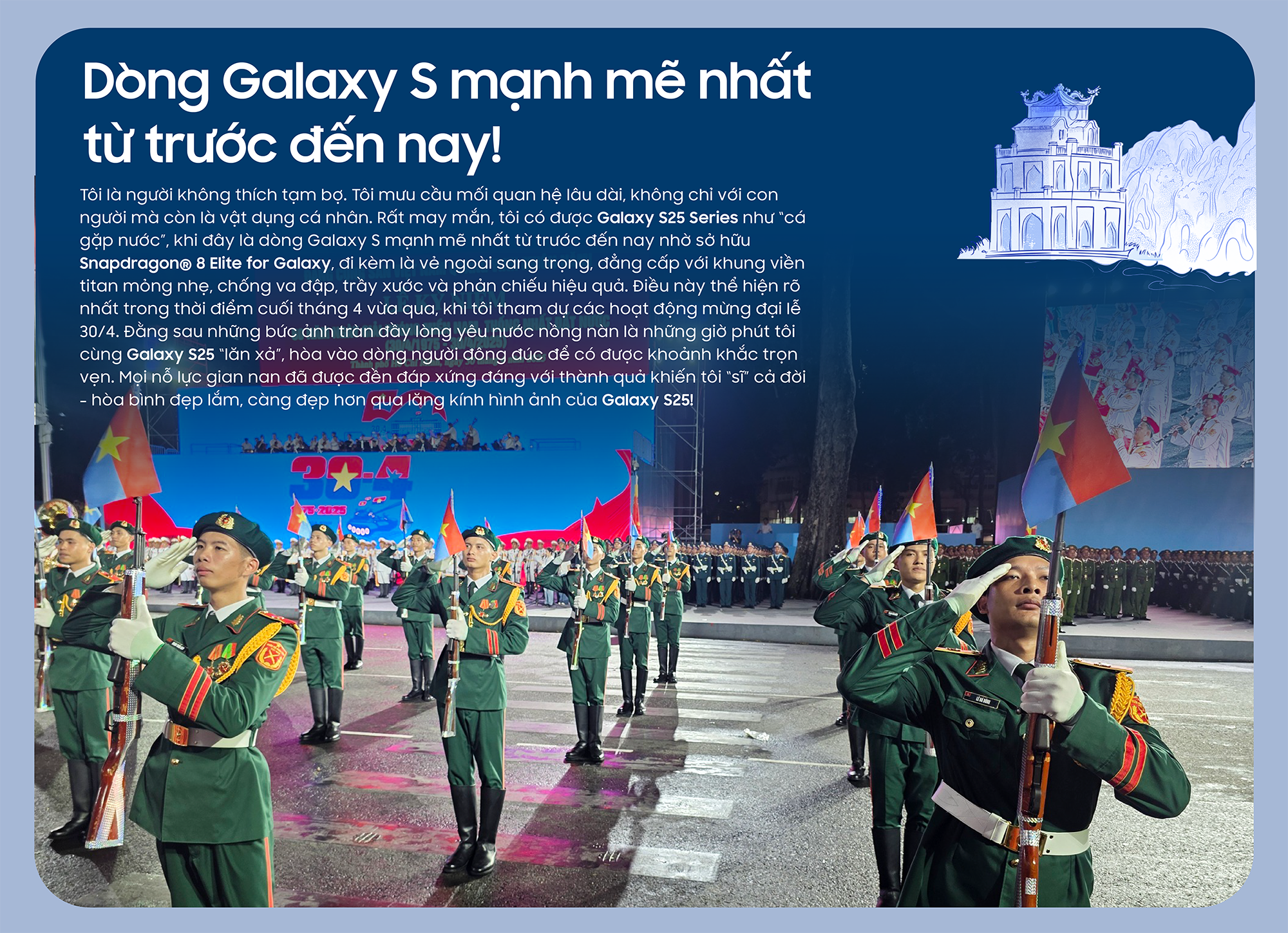 Việt Nam tôi diệu kỳ làm sao qua lăng kính chuẩn mực của Galaxy S25