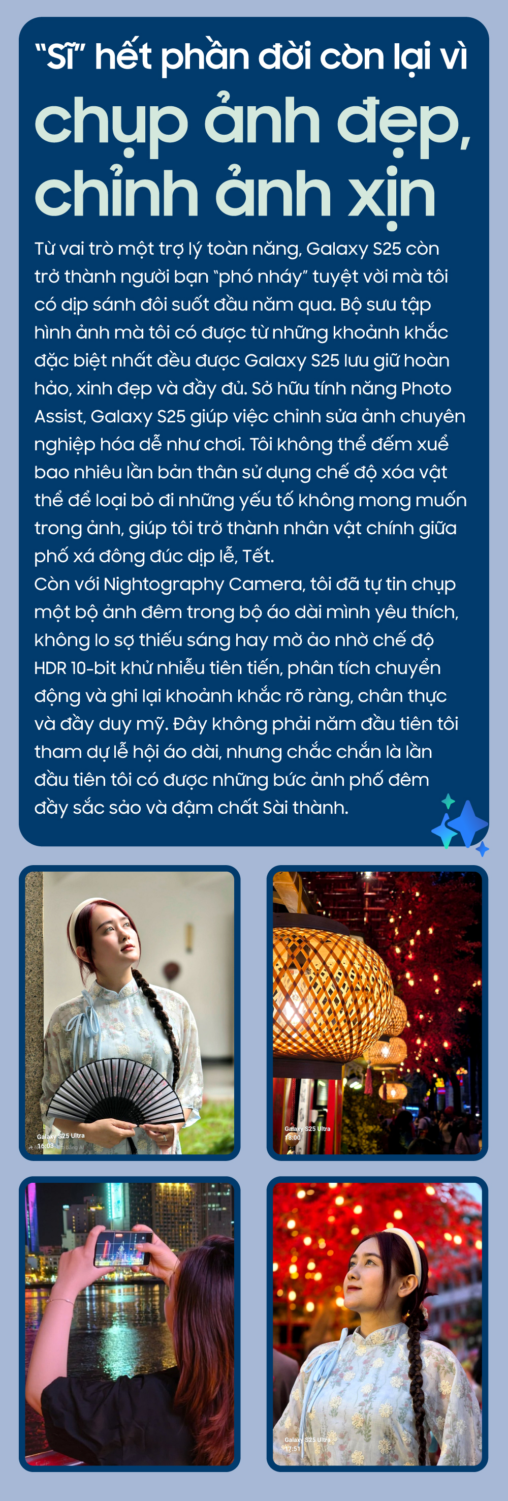 Việt Nam tôi diệu kỳ làm sao qua lăng kính chuẩn mực của Galaxy S25!