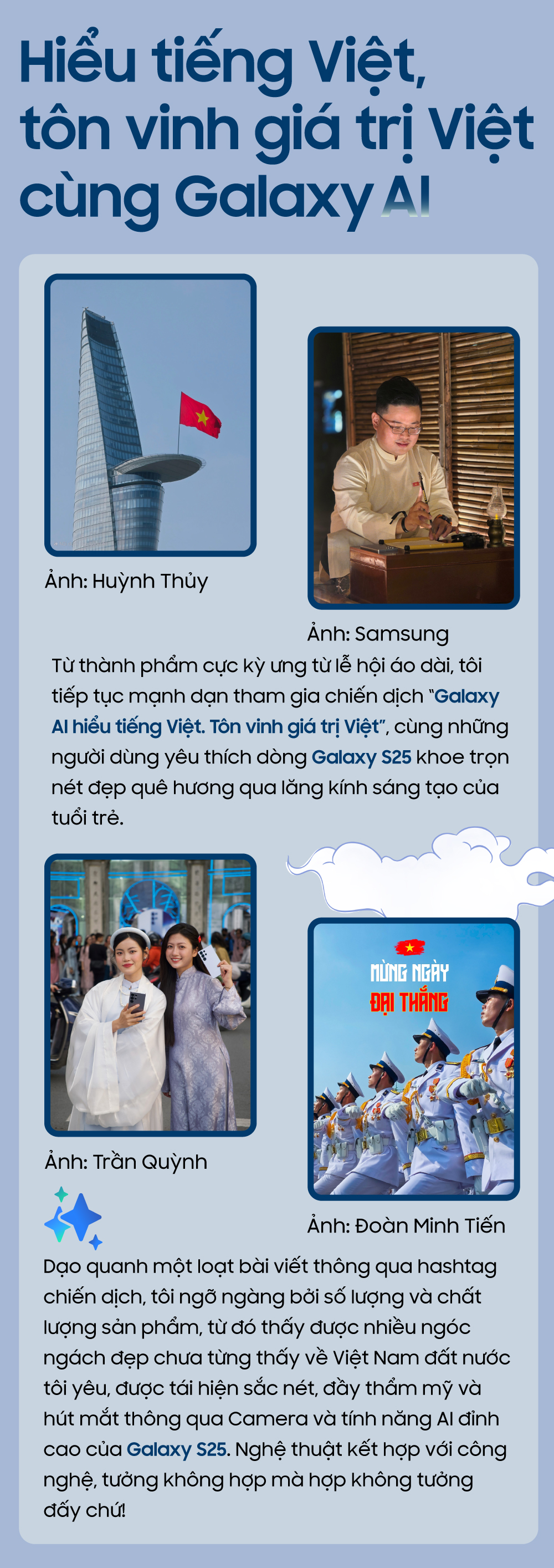 Việt Nam tôi diệu kỳ làm sao qua lăng kính chuẩn mực của Galaxy S25!
