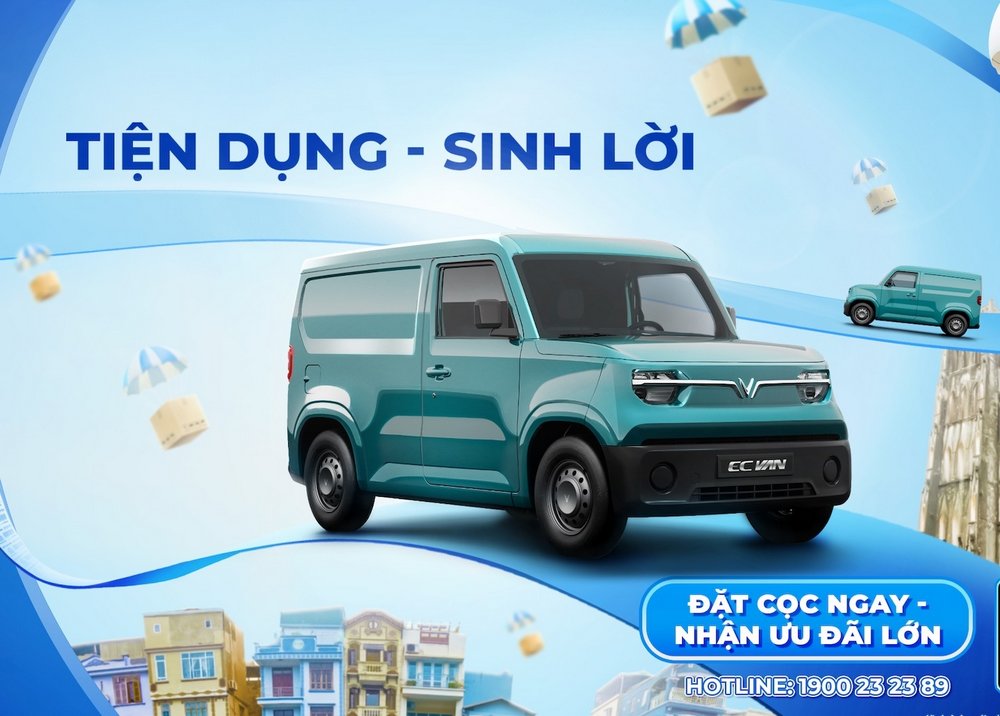 VinFast ra mắt xe tải điện cỡ nhỏ EC Van