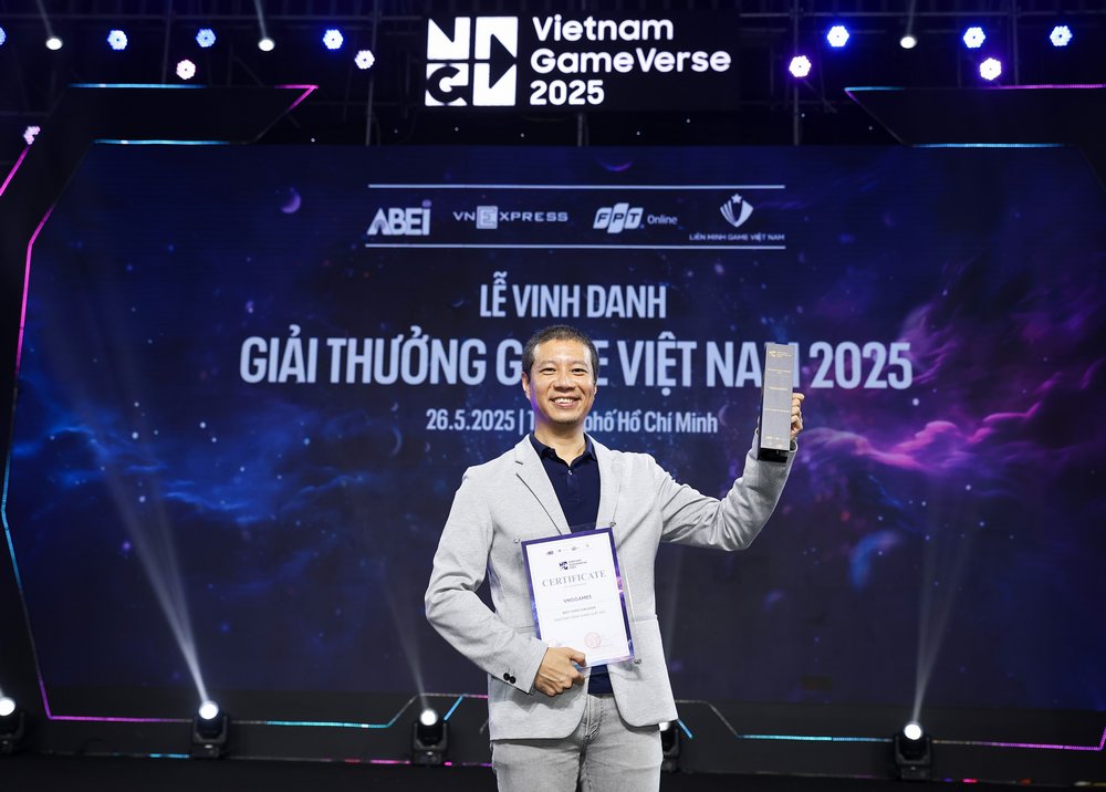 VNGGames giành giải “Nhà phát hành game xuất sắc” 3 năm liên tiếp