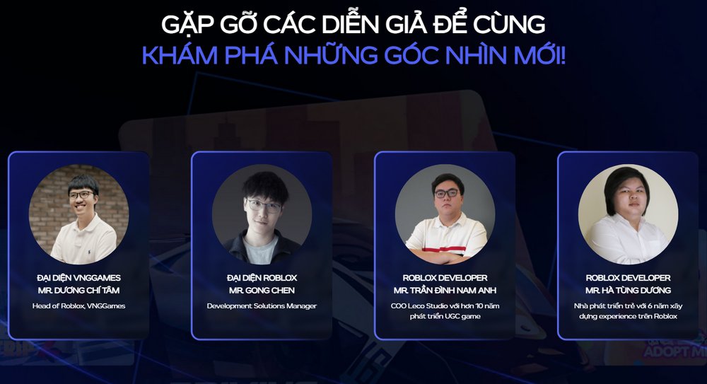 VNGGames tổ chức Workshop về Roblox: Cơ hội lớn cho nhà phát triển game Việt