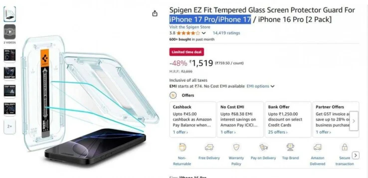 Ốp lưng Spigen hé lộ chi tiết quan trọng của iPhone 17