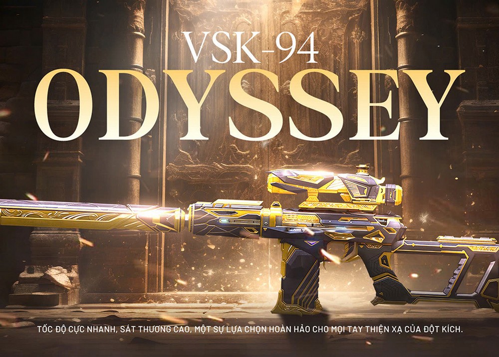 Game thủ Đột Kích chuẩn bị đón bộ vũ khí Cyber Sand Hawk và VSK-94 Odyssey