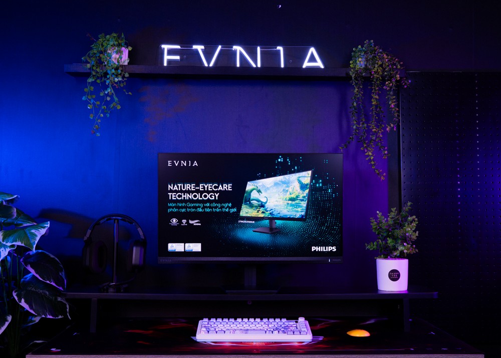 Evnia ra mắt màn hình gaming tích hợp công nghệ bảo vệ mắt