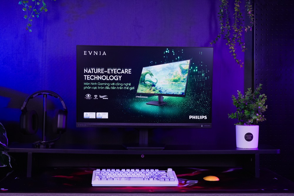 Evnia trình làng màn hình bảo vệ mắt game thủ