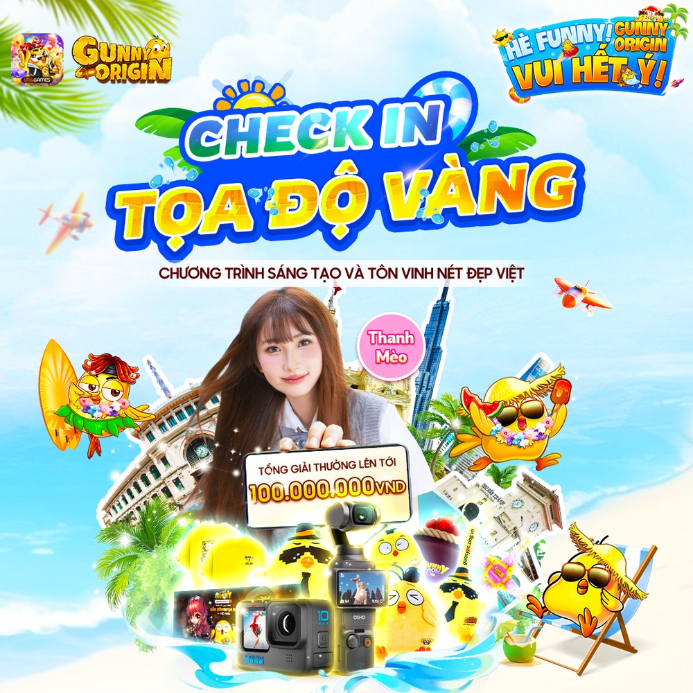 Gunny Origin phát động cuộc thi “Check-in Tọa Độ Vàng”: Game thủ trở thành đại sứ văn hóa Việt