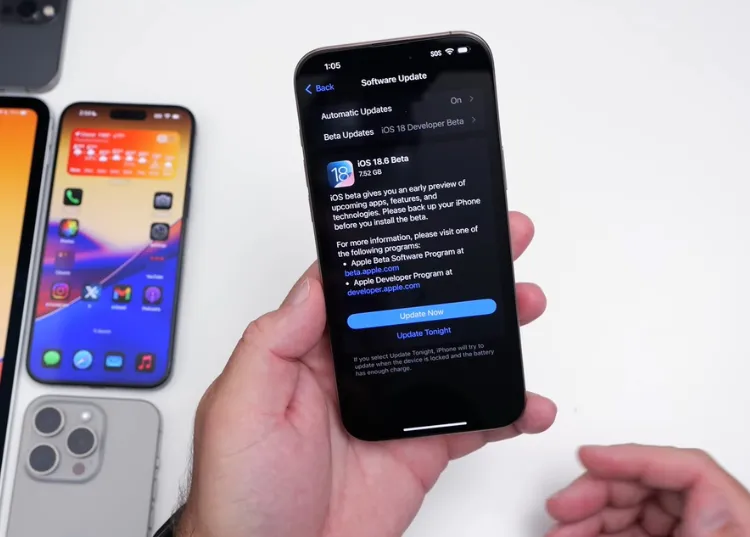 iOS 18.6 Beta 1: Ổn định hiệu suất và thời lượng pin