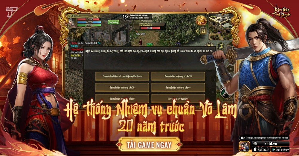 Kiếm Hiệp Tình Duyên Mobile mở Alpha Test 4 Kiếm Hiệp Tình Duyên Mobile mở Alpha Test