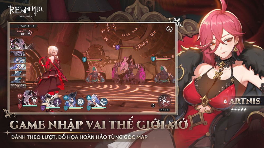 Rememento: White Shadow: Game anime chuẩn bị đổ bộ Việt Nam