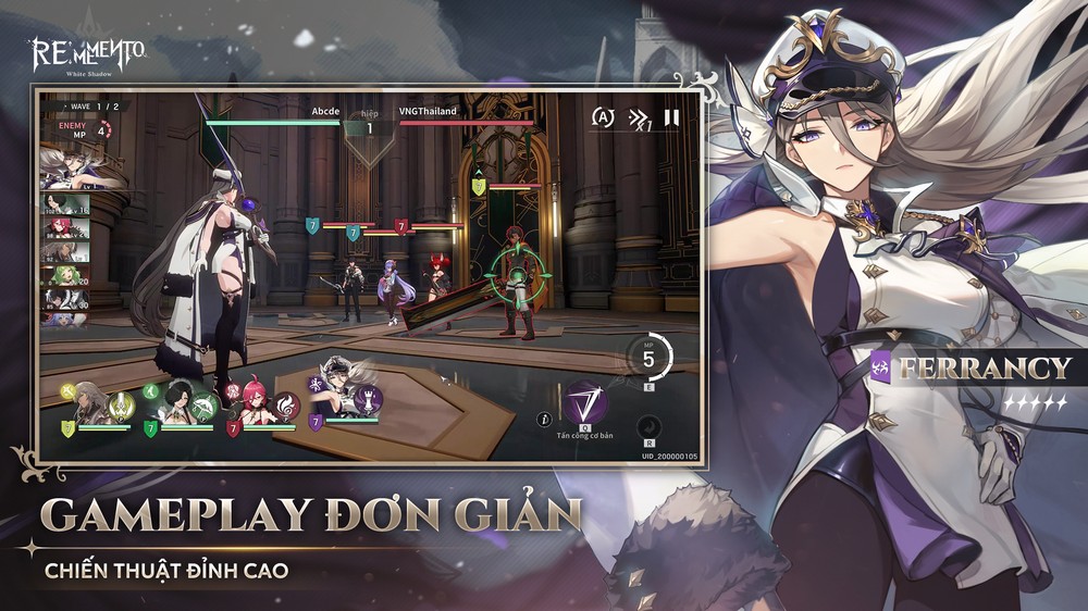 Rememento: White Shadow: Game anime chuẩn bị đổ bộ Việt Nam