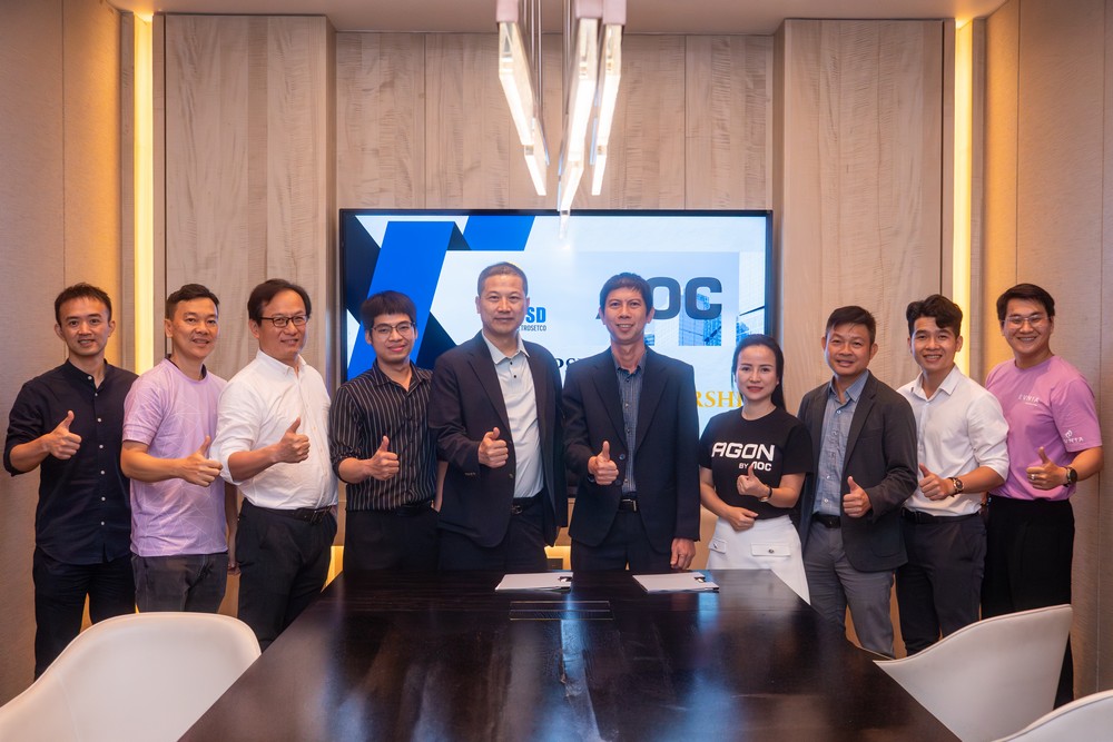AOC bắt tay PSD, mở rộng thị phần màn hình tại Việt Nam