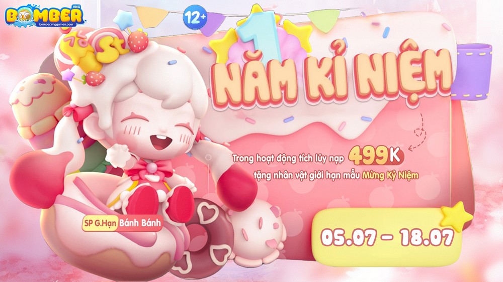 Bomber VNG mừng sinh nhật 1 tuổi với chuỗi sự kiện sôi động và loạt cột mốc ấn tượng