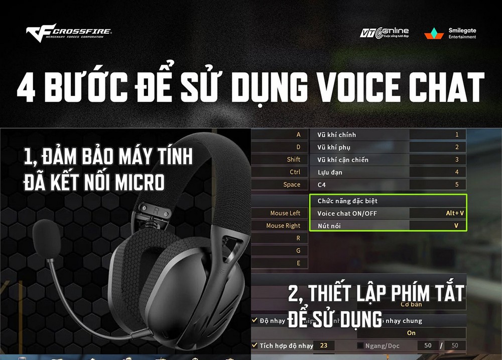 Game thủ bàn tán sôi nổi về tính năng Voice Chat của Đột Kích