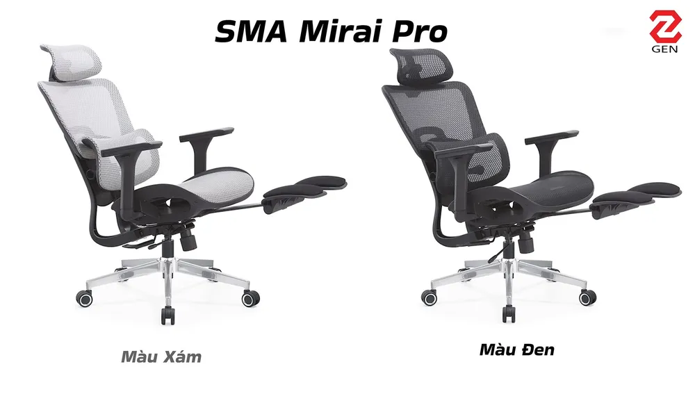 Ghế công thái học SMA Mirai Pro: Dân văn phòng nên sử dụng!