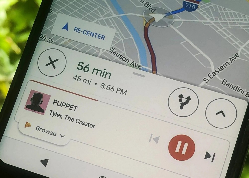 Tính năng điều khiển nhạc biến mất khỏi Google Maps Android