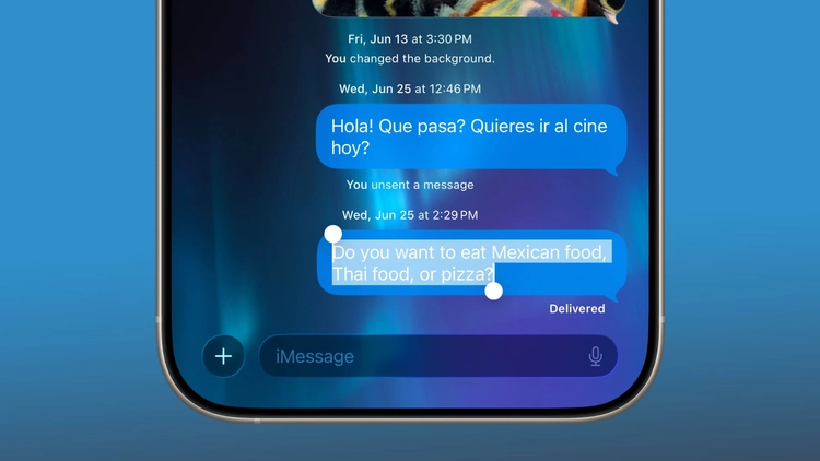 iOS 26 Beta 4 sửa lỗi tin nhắn khó chịu