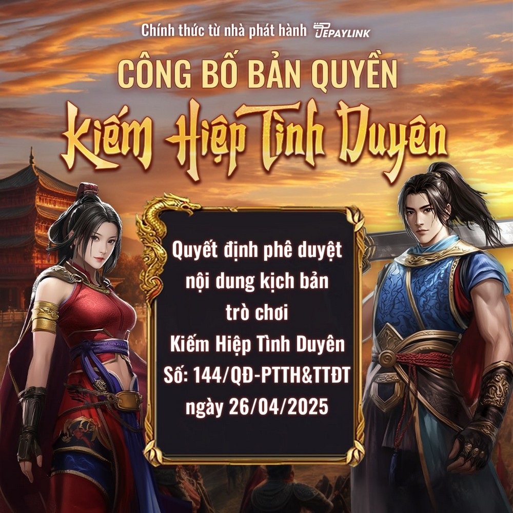 Kiếm Hiệp Tình Duyên chính thức ra mắt máy chủ đầu tiên S1 - Tung Sơn