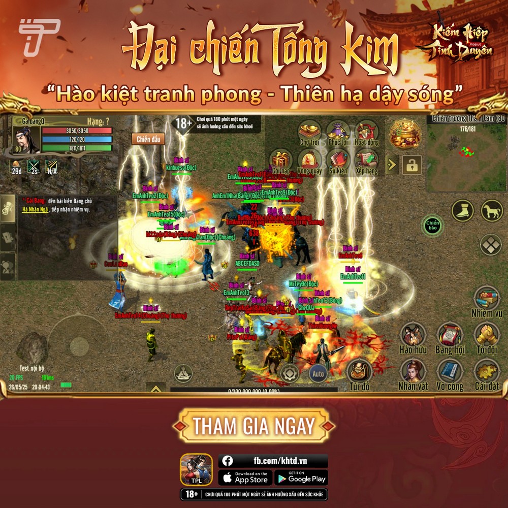 Kiếm Hiệp Tình Duyên mở máy chủ, đón game thủ trải nghiệm 6 Kiếm Hiệp Tình Duyên mở máy chủ, đón game thủ trải nghiệm