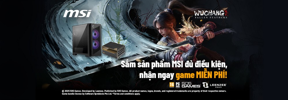 MSI tặng game WUCHANG khi mua case hoặc PSU đủ điều kiện