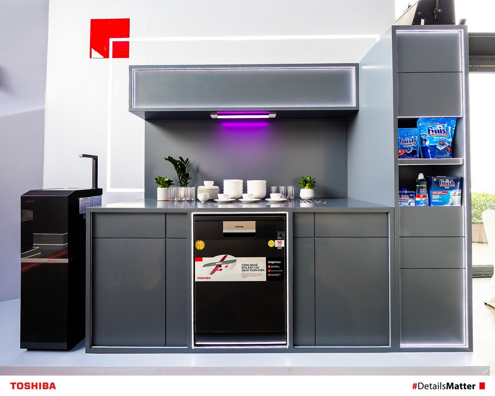 Toshiba ra mắt máy rửa chén thông minh tại Việt Nam