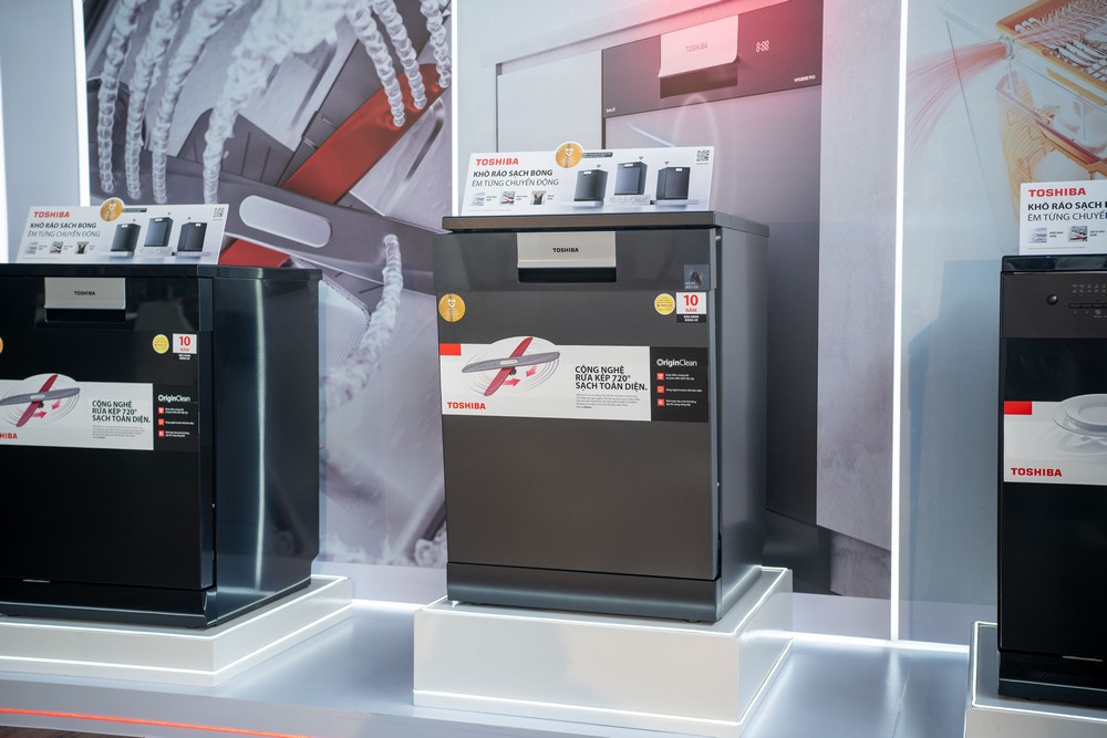 Toshiba ra mắt máy rửa chén thông minh tại Việt Nam