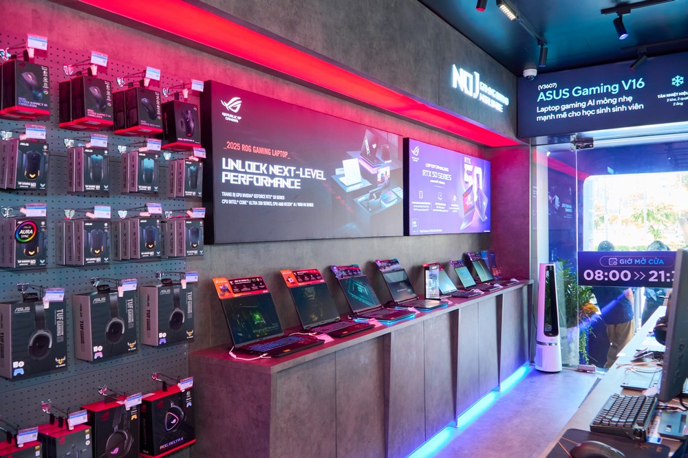 ASUS khai trương cửa hàng trải nghiệm đầu tiên tại TP.HCM