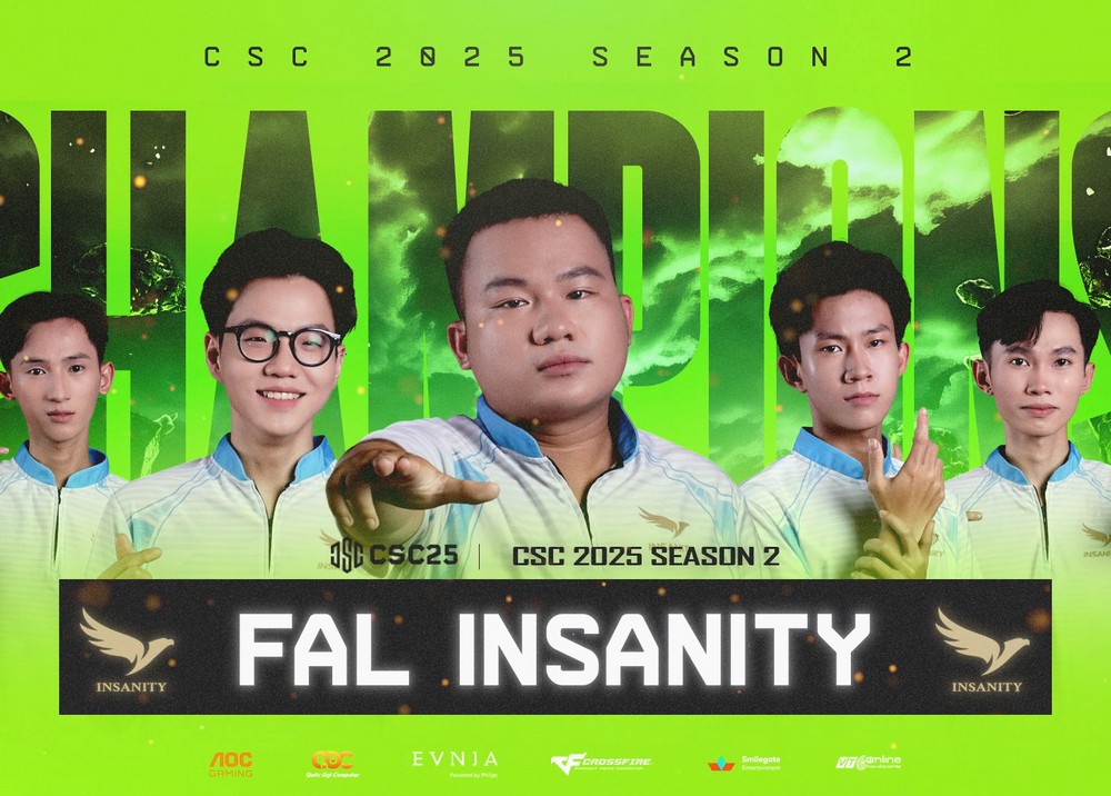 CSC 2025 Mùa 2: Hành trình vô địch ngoạn mục của FAL Insanity